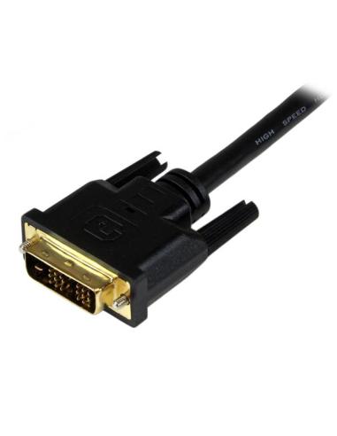 StarTech.com Cable HDMI a DVI 1,5m - DVI-D Macho - HDMI Macho - Adaptador - Negro