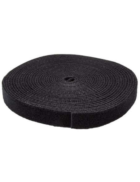 StarTech.com Bobina de 7,6m de Gancho y Bucle - Tiras Reutilizables de Gancho y Bucle - Cinta Sujetacables - Envolturas Ajustabl