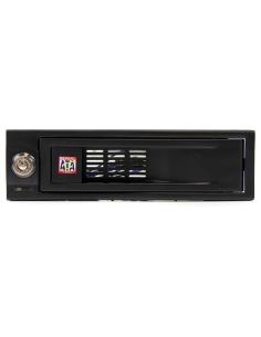 StarTech.com Rack Móvil Aluminio para Disco Duro HDD SATA de 3,5" Pulgadas sin Bandeja Bahía de 5,25" 2