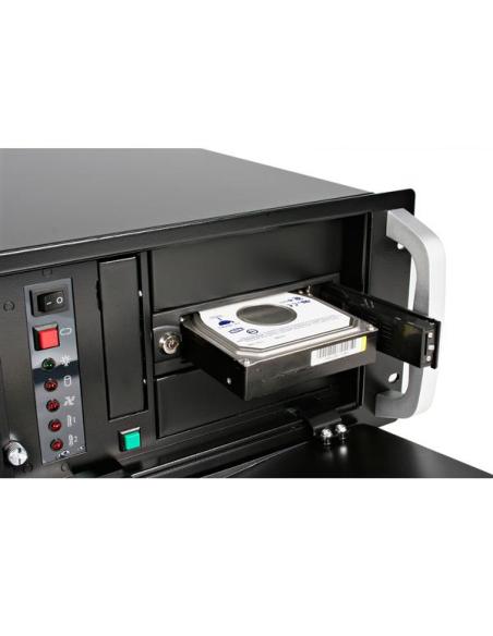 StarTech.com Rack Móvil Aluminio para Disco Duro HDD SATA de 3,5" Pulgadas sin Bandeja Bahía de 5,25"