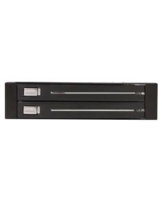 StarTech.com Rack Móvil Backplane de 2 Discos Duros HDD SATA 2,5" Pulgadas sin Bandeja Bahía 3,5" 2