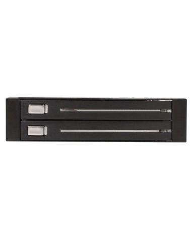 StarTech.com Rack Móvil Backplane de 2 Discos Duros HDD SATA 2,5" Pulgadas sin Bandeja Bahía 3,5"