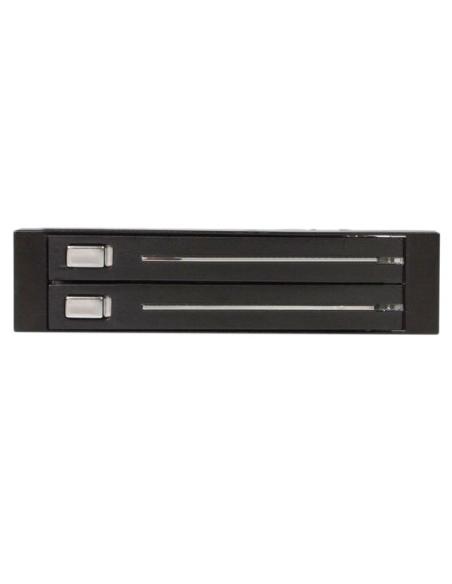 StarTech.com Rack Móvil Backplane de 2 Discos Duros HDD SATA 2,5" Pulgadas sin Bandeja Bahía 3,5"