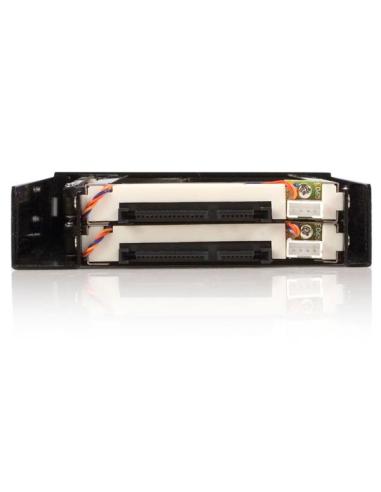 StarTech.com Rack Móvil Backplane de 2 Discos Duros HDD SATA 2,5" Pulgadas sin Bandeja Bahía 3,5"
