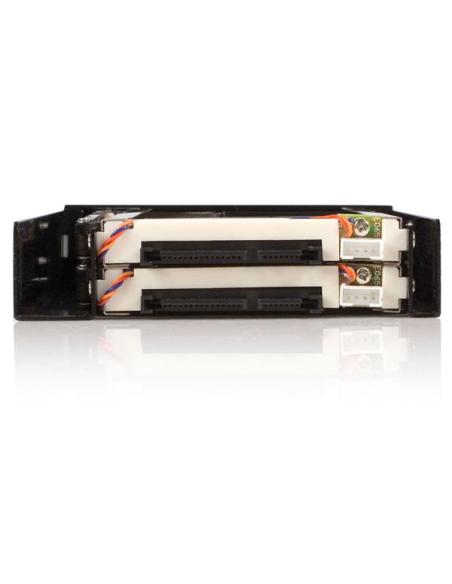 StarTech.com Rack Móvil Backplane de 2 Discos Duros HDD SATA 2,5" Pulgadas sin Bandeja Bahía 3,5"