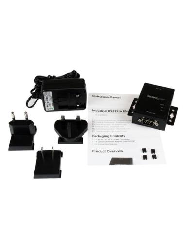 StarTech.com Conversor Adaptador Serie RS232 a RSS422 y RS485 - Puerto Serial DB9 Protección Electrostática 15KV