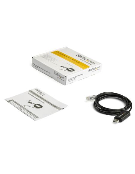 StarTech.com Cable de 1,8m Rollover para Consola Cisco - USB a RJ45