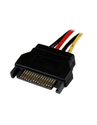 StarTech.com Cable de 30cm Adaptador de Alimentación SATA a LP4 - Hembra a Macho