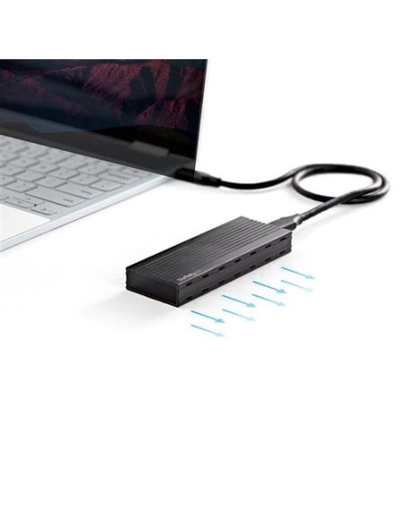 StarTech.com Caja M.2 NVMe para SSD PCIe - Caja USB 3.1 Gen 2 Type-C - USB Tipo C