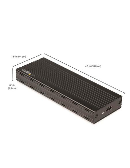 StarTech.com Caja M.2 NVMe para SSD PCIe - Caja USB 3.1 Gen 2 Type-C - USB Tipo C