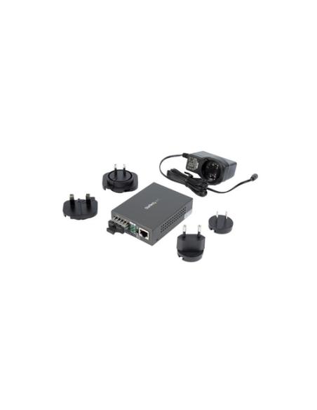 StarTech.com MCMGBSCMM055 convertidor de medio 1000 Mbit/s 850 nm Multimodo Negro