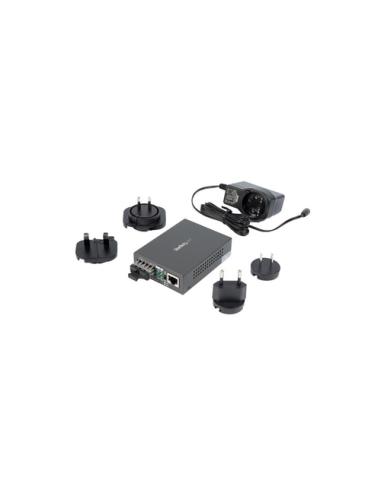 StarTech.com MCMGBSCSM10 convertidor de medio 1000 Mbit/s 1310 nm Monomodo Negro
