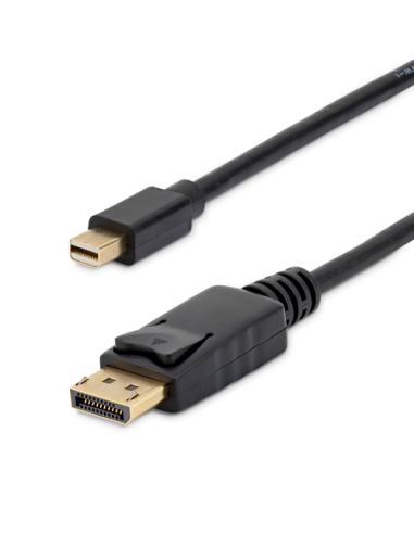 StarTech.com Cable de 3m Mini DisplayPort a DisplayPort 1.2 - Cable Adaptador Mini DisplayPort a DisplayPort 4K x 2K UHD - Cable