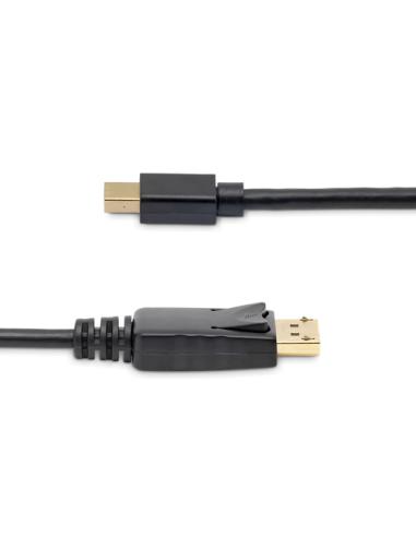 StarTech.com Cable de 1,8m Mini DisplayPort a DisplayPort 1.2 - Cable Adaptador Mini DisplayPort a DisplayPort 4K x 2K UHD - Cab