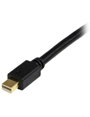 StarTech.com Cable de 1,8m Adaptador de Vídeo Mini DisplayPort a DVI-D - Conversor Pasivo - 1920x1200 - Negro