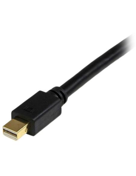 StarTech.com Cable de 1,8m Adaptador de Vídeo Mini DisplayPort a DVI-D - Conversor Pasivo - 1920x1200 - Negro