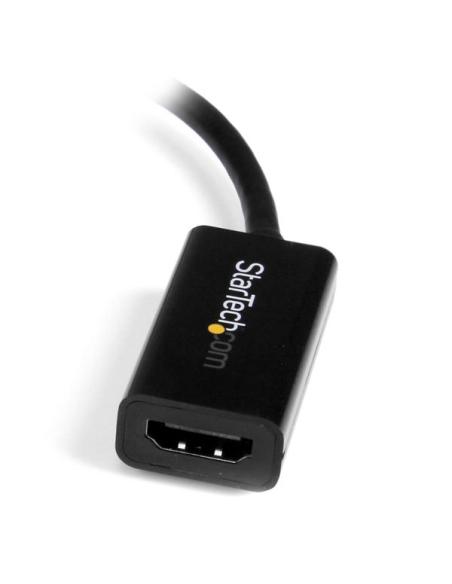StarTech.com Conversor de Vídeo Mini DisplayPort a HDMI con Audio – Adaptador Activo MDP 1.2 para MacBook Pro – 4K 30Hz - Negro