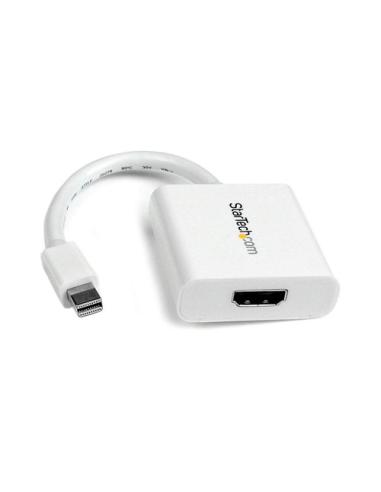 StarTech.com Adaptador Conversor de Vídeo Mini DisplayPort DP a HDMI - 1920x1200 - Pasivo - Blanco