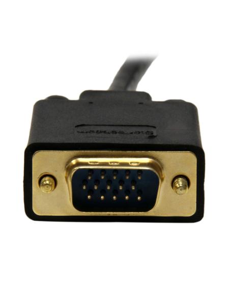 StarTech.com Cable de 1,8m de Vídeo Adaptador Conversor Activo Mini DisplayPort a VGA - 1080p - Negro