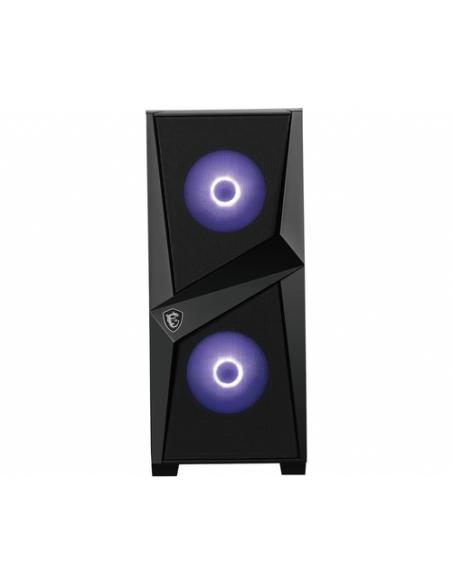 MSI MAG Forge 100M Midi Tower Negro, Transparente