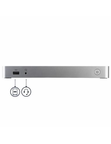 StarTech.com Docking Station USB C para 2 Monitores - PD de 60 W para Portátil Windows - Replicador de Puertos USB Tipo C a HDMI