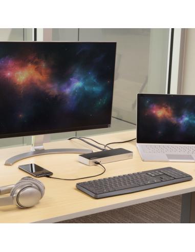 StarTech.com Docking Station USB C para 2 Monitores - PD de 60 W para Portátil Windows - Replicador de Puertos USB Tipo C a HDMI