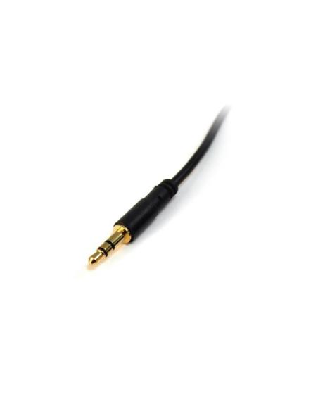 StarTech.com Cable Delgado de 91cm de Audio Estéreo Conector Mini Jack 3,5mm - Plug TRRS - Macho a Macho