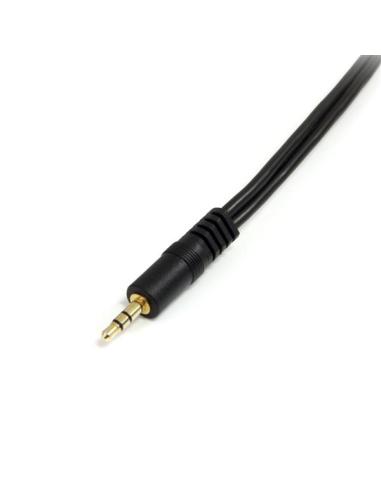 StarTech.com Cable 15cm Audio Splitter Divisor de Auriculares Mini-Jack 3,5mm Estéreo Macho a 2x Hembra
