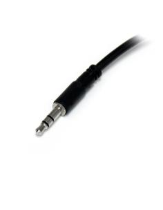 StarTech.com Adaptador Divisor de Auriculares Mini-Jack 3,5mm 3 pines Macho a 2x Mini-Jack 3 pines Hembra 2