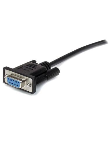 StarTech.com Cable 2m Extensión Directo Straight Through Serie Serial RS232 Vídeo EGA DB9 Macho a Hembra