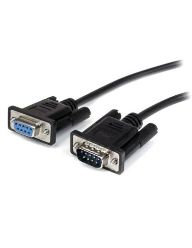 StarTech.com Cable 3m Extensión Directo Straight Through Serie Serial RS232 Vídeo EGA DB9 Macho a Hembra