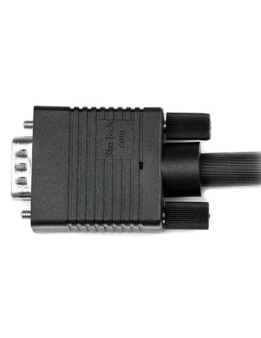 StarTech.com Cable de Vídeo VGA de 2m para Monitor de Ordenador - HD15 Macho a Macho - Negro
