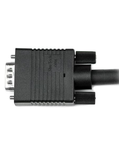 StarTech.com Cable de Vídeo VGA de 2m para Monitor de Ordenador - HD15 Macho a Macho - Negro