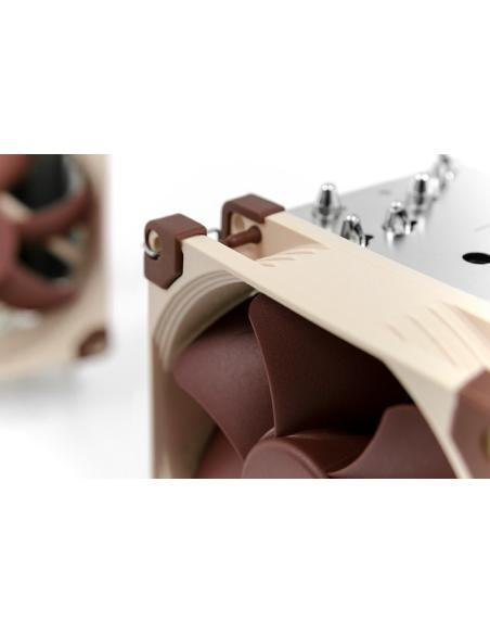 Noctua NH-U9S sistema de refrigeración para ordenador Procesador Enfriador 9,2 cm Marrón, Metálico