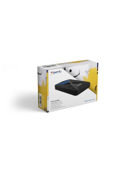 TooQ TQE-2550BL caja para disco duro externo Carcasa de disco duro/SSD Negro 2.5"