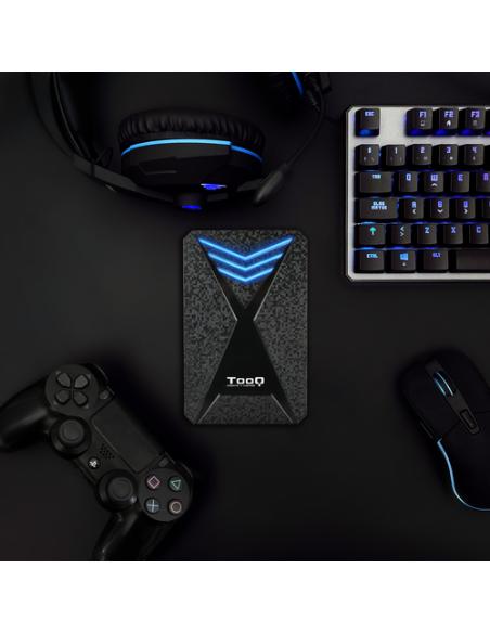 TooQ TQE-2550BL caja para disco duro externo Carcasa de disco duro/SSD Negro 2.5"