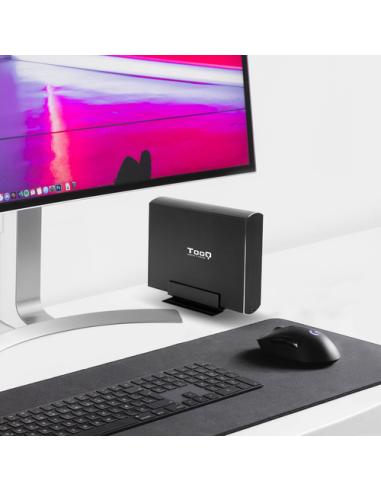 TooQ TQE-3531B caja para disco duro externo Caja de disco duro (HDD) Negro 3.5"