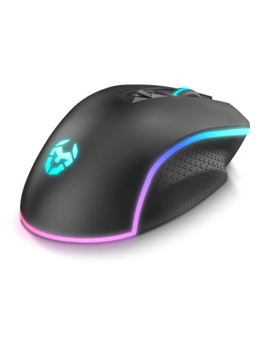 Krom Keos ratón Juego mano derecha USB tipo A Óptico 6400 DPI