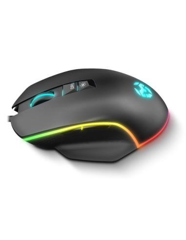 Krom Keos ratón Juego mano derecha USB tipo A Óptico 6400 DPI