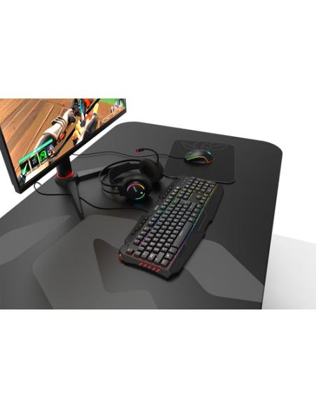 Krom Keos ratón Juego mano derecha USB tipo A Óptico 6400 DPI