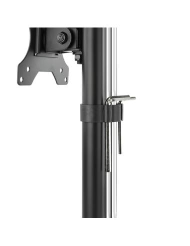 TooQ DB1127TN-B soporte para monitor 68,6 cm (27") Escritorio Negro