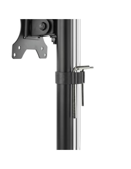 TooQ DB1127TN-B soporte para monitor 68,6 cm (27") Escritorio Negro