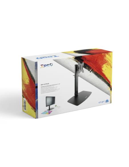 TooQ DB1127TN-B soporte para monitor 68,6 cm (27") Escritorio Negro