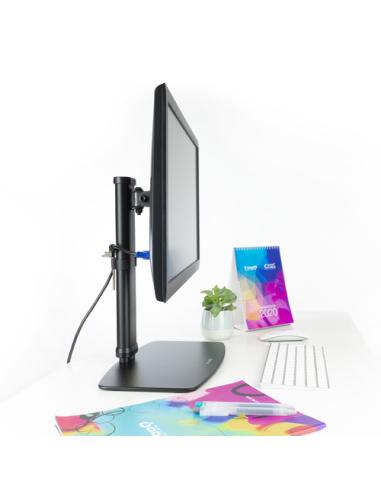 TooQ DB1127TN-B soporte para monitor 68,6 cm (27") Escritorio Negro