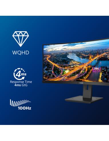 Philips B Line 346B1C/00 pantalla para PC 86,4 cm (34") 3440 x 1440 Pixeles Quad HD LCD Negro