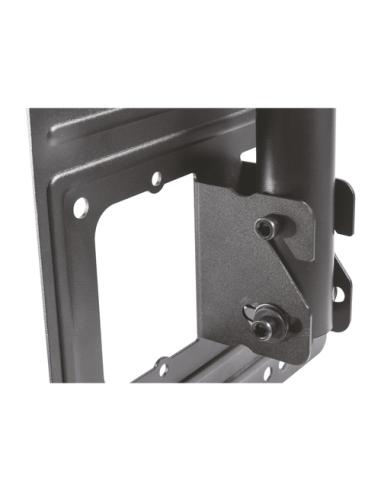 AISENS Soporte de techo giratorio, inclinable, extensible para monitor/TV 50kg de 23”-43”, Negro