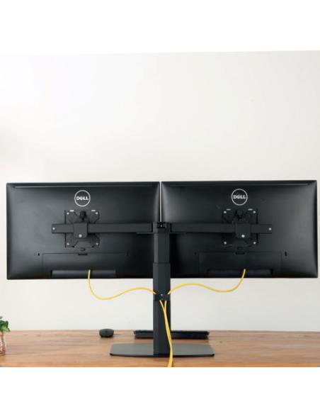 Ewent EW1538 soporte para monitor 68,6 cm (27") Escritorio Negro