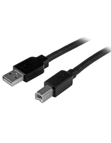 StarTech.com Cable 15 Metros 15m USB B Macho a USB A Macho Activo Amplificado USB 2.0 - Impresora