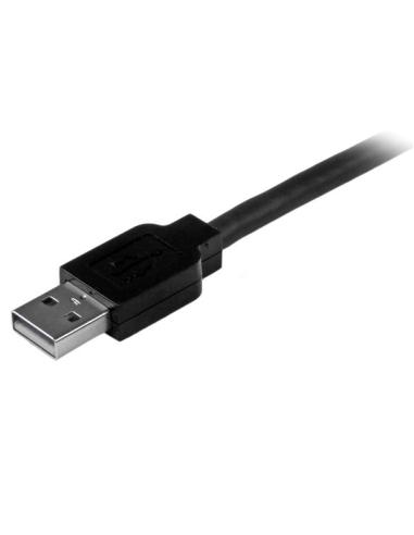 StarTech.com Cable 15 Metros 15m USB B Macho a USB A Macho Activo Amplificado USB 2.0 - Impresora