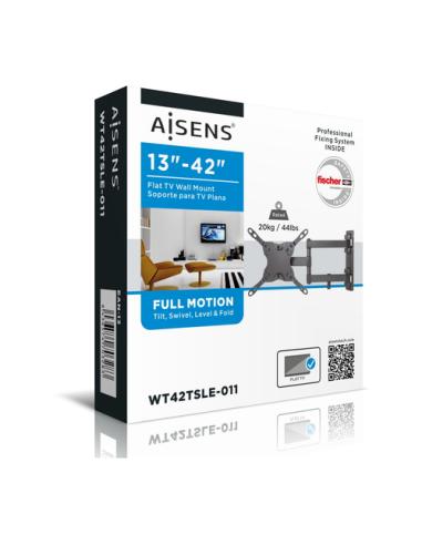 AISENS WT42TSLE-011 soporte para TV 106,7 cm (42") Negro